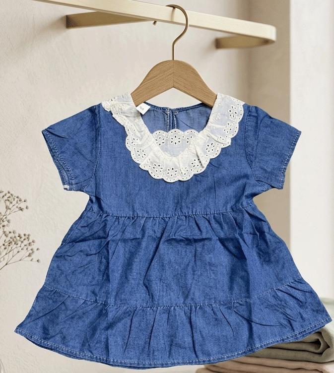 Exclusive Single Set Denim Frock