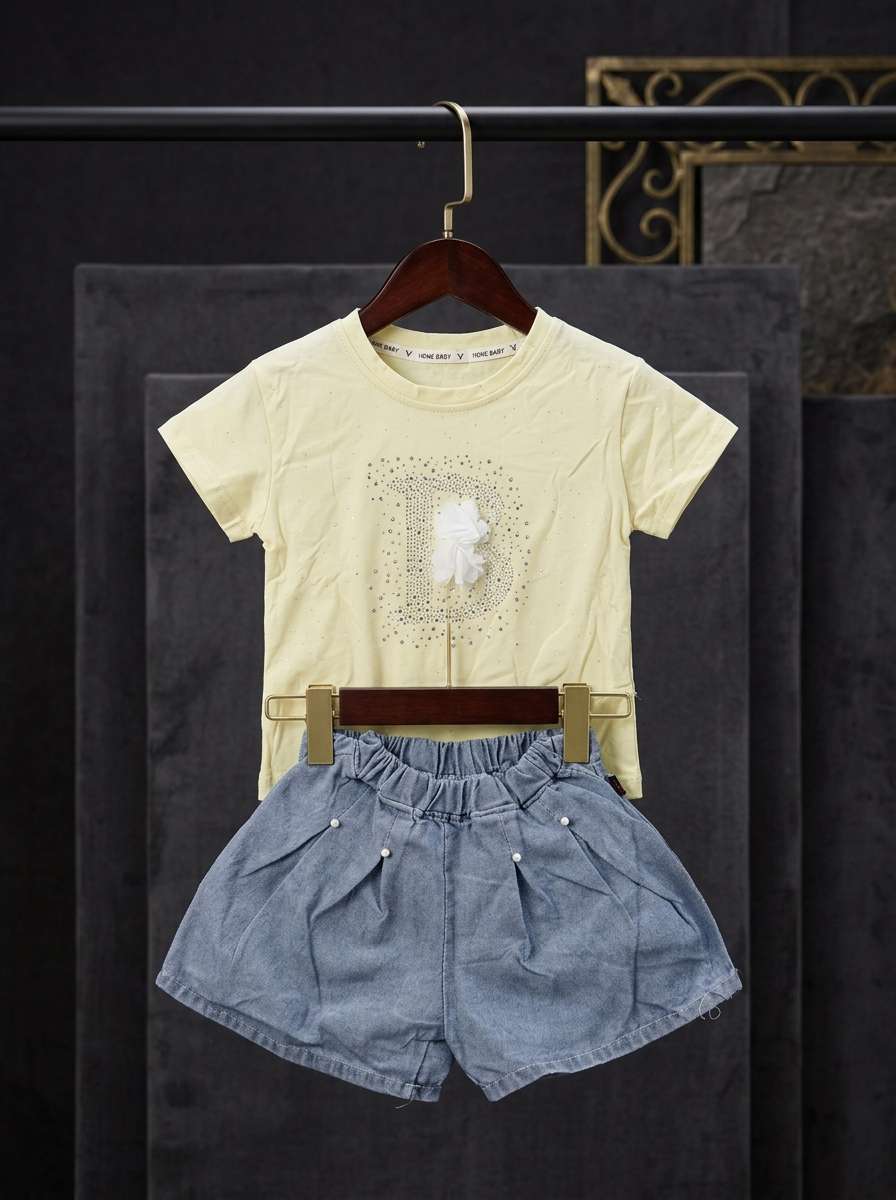 Exclusive Denim Skirt Set