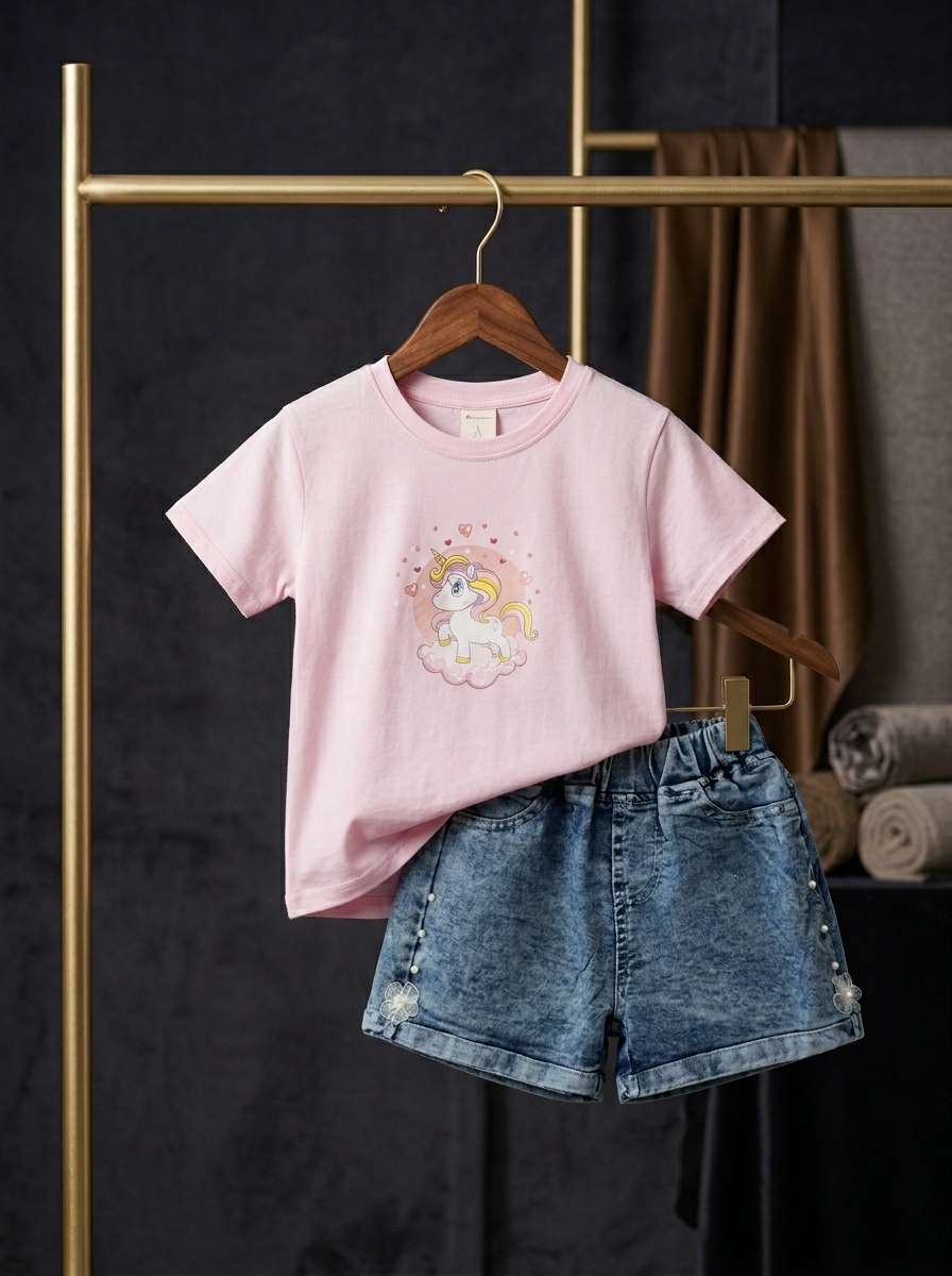 Exclusive Denim Skirt Set