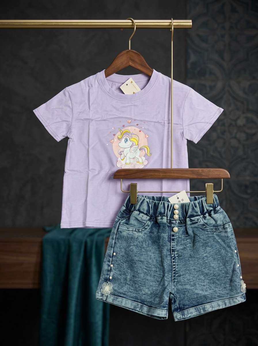 Exclusive Denim Skirt Set