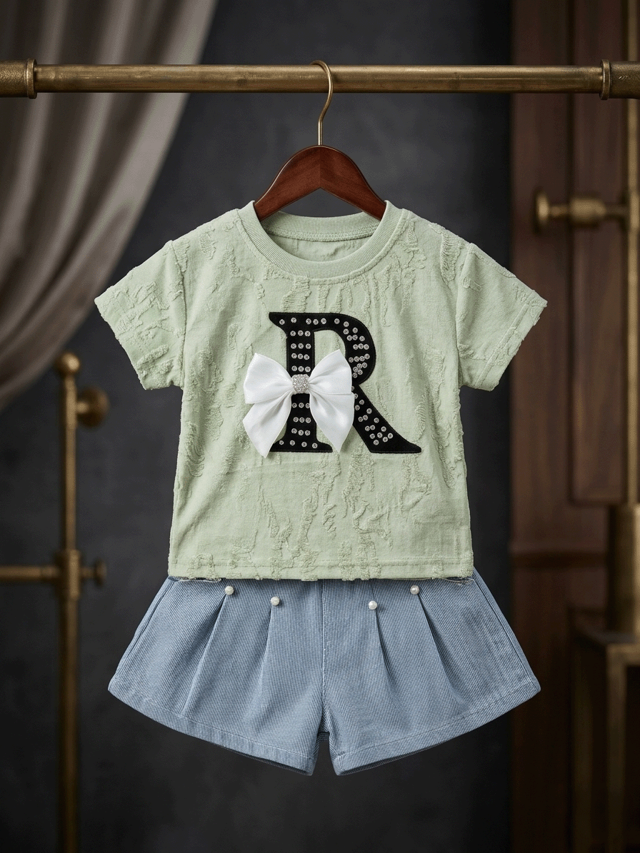 Exclusive Denim Skirt Set