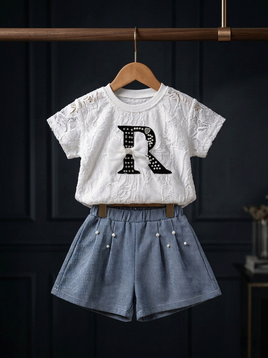 Exclusive Denim Skirt Set