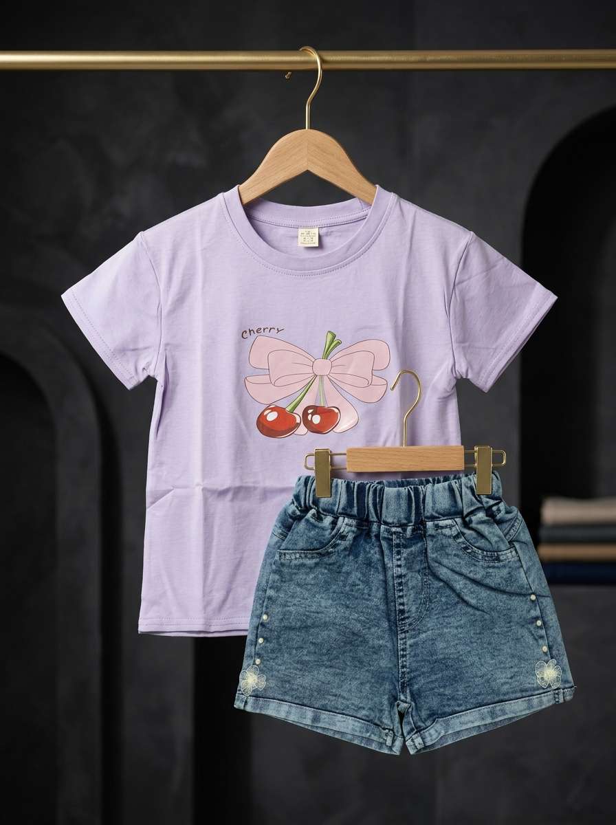 Exclusive Denim Skirt Set