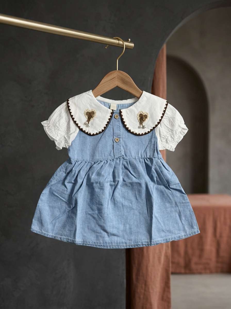 Exclusive Single Set Denim Frock
