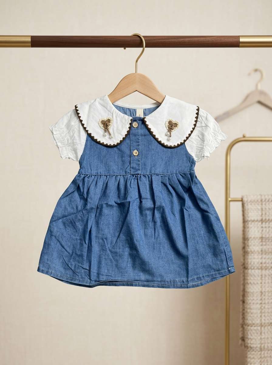 Exclusive Single Set Denim Frock