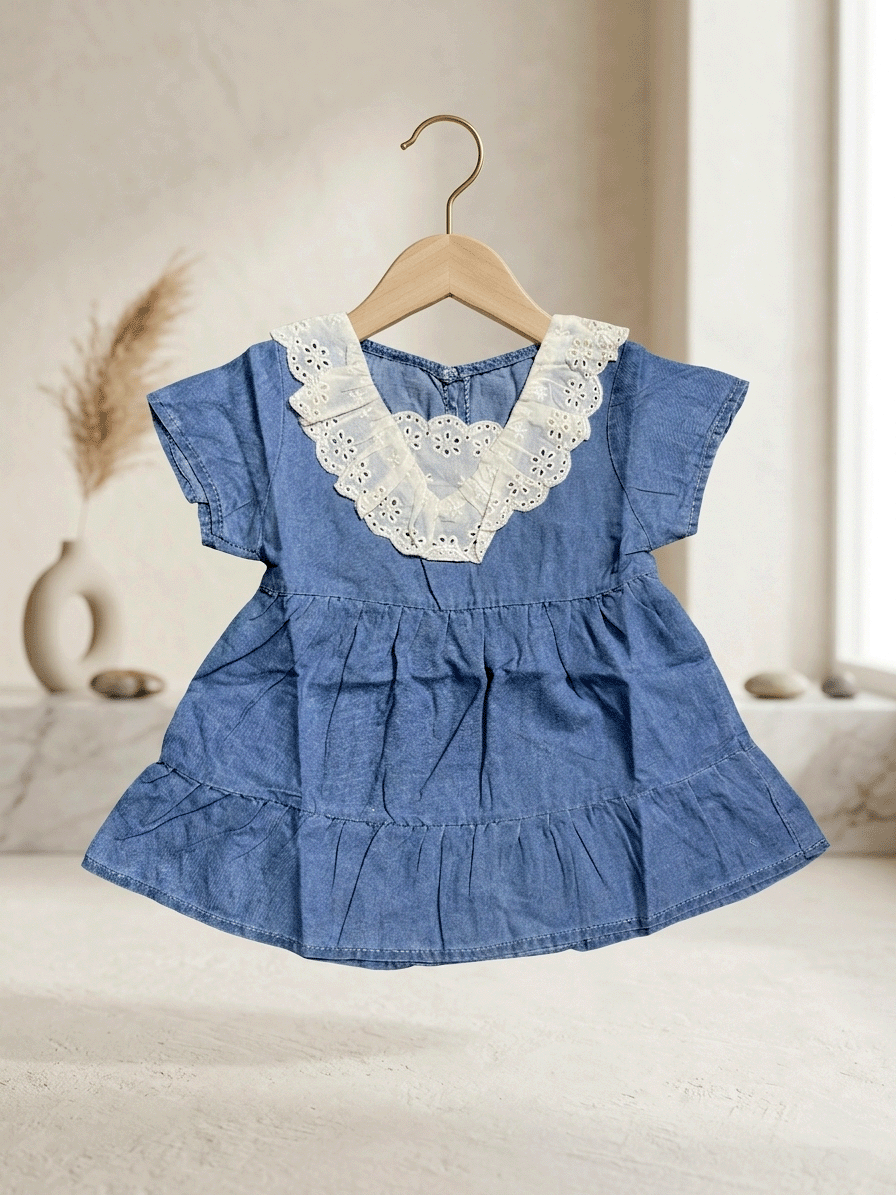 Exclusive Single Set Denim Frock