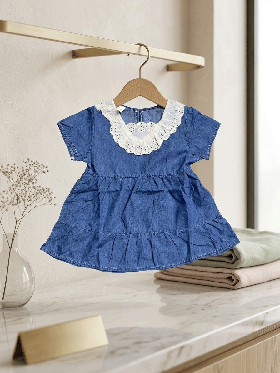 Exclusive Single Set Denim Frock