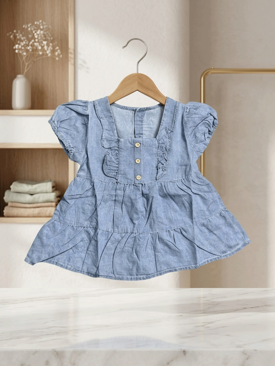 Exclusive Single Set Denim Frock