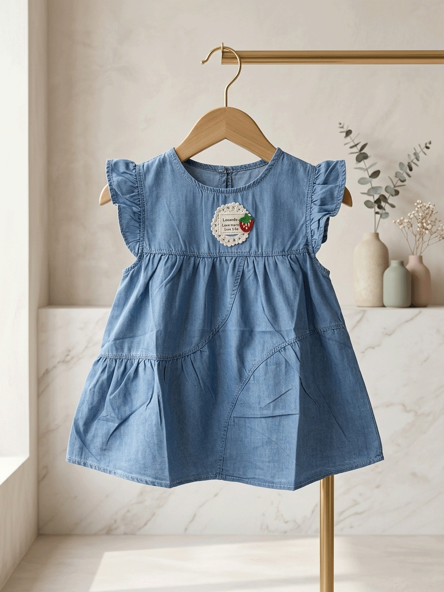 Exclusive Single Set Denim Frock