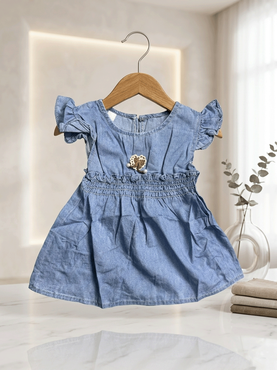 Exclusive Single Set Denim Frock