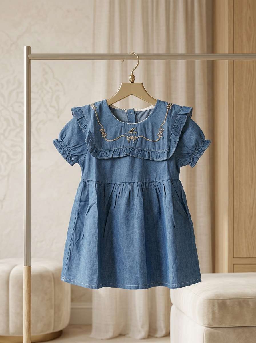 Exclusive Single Set Denim Frock