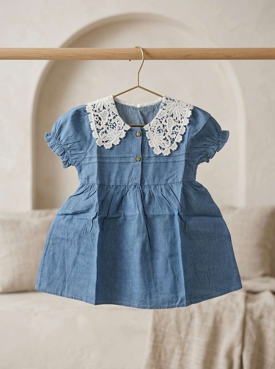 Exclusive Single Set Denim Frock