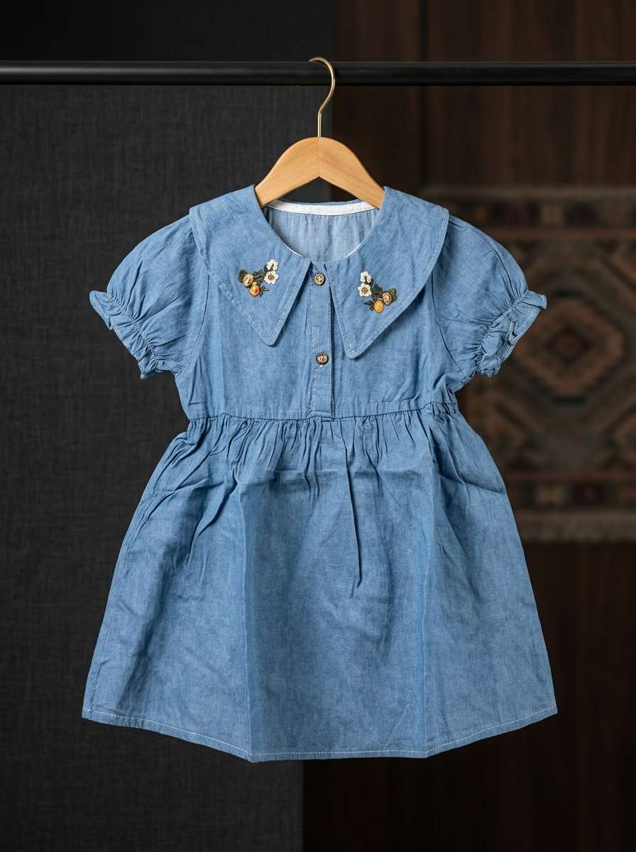 Exclusive Single Set Denim Frock