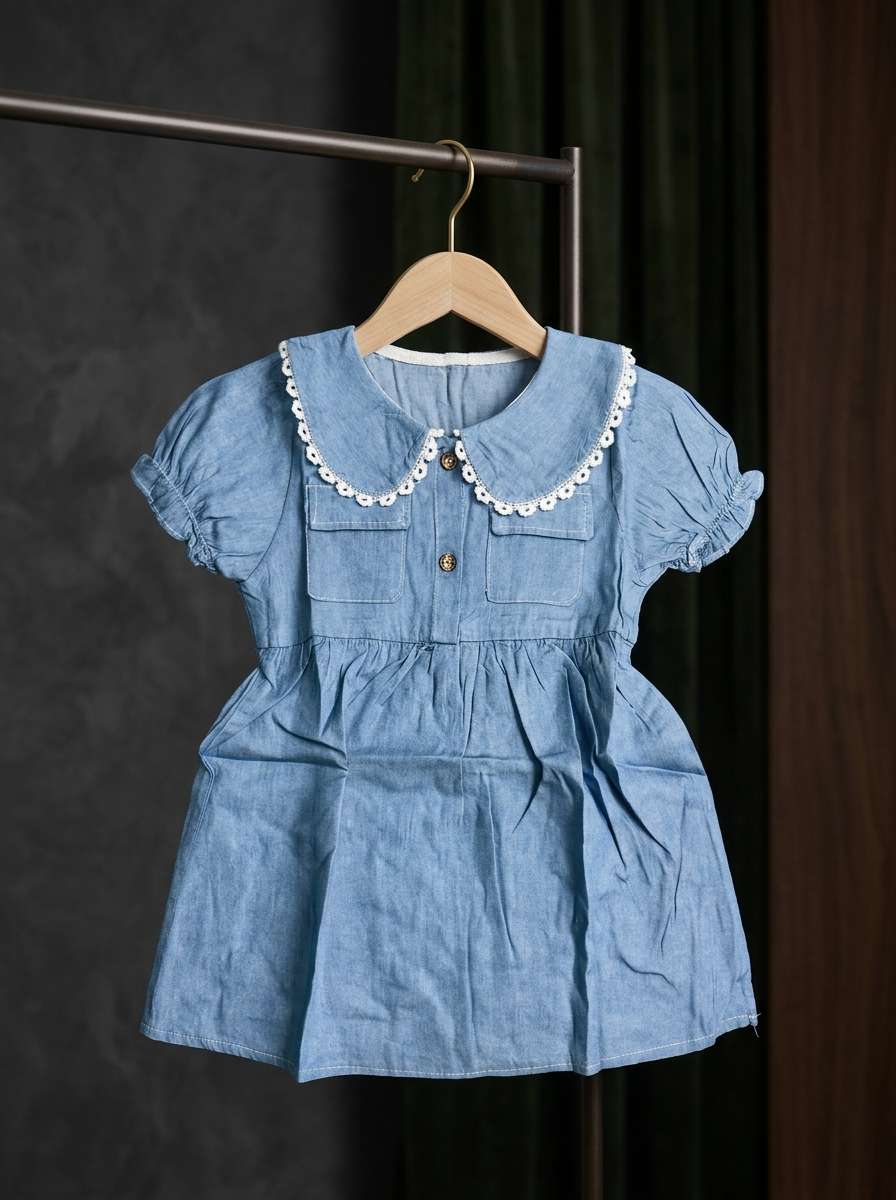 Exclusive Single Set Denim Frock