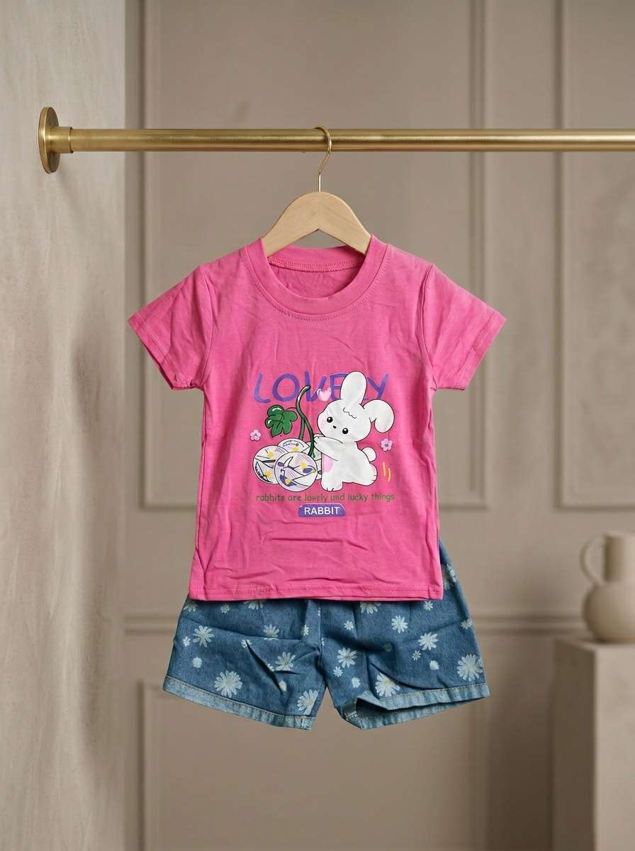 Exclusive Denim Double Set for Girls
