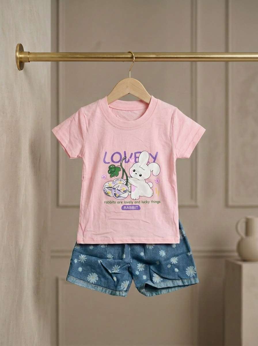 Exclusive Denim Double Set for Girls