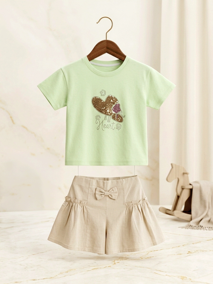 Trendy Double Set For Girls