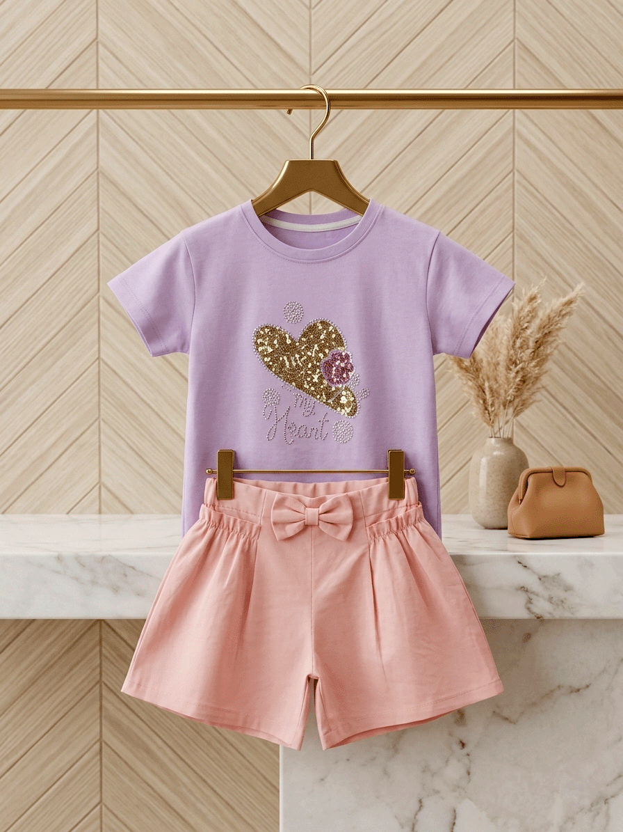 Trendy Double Set For Girls