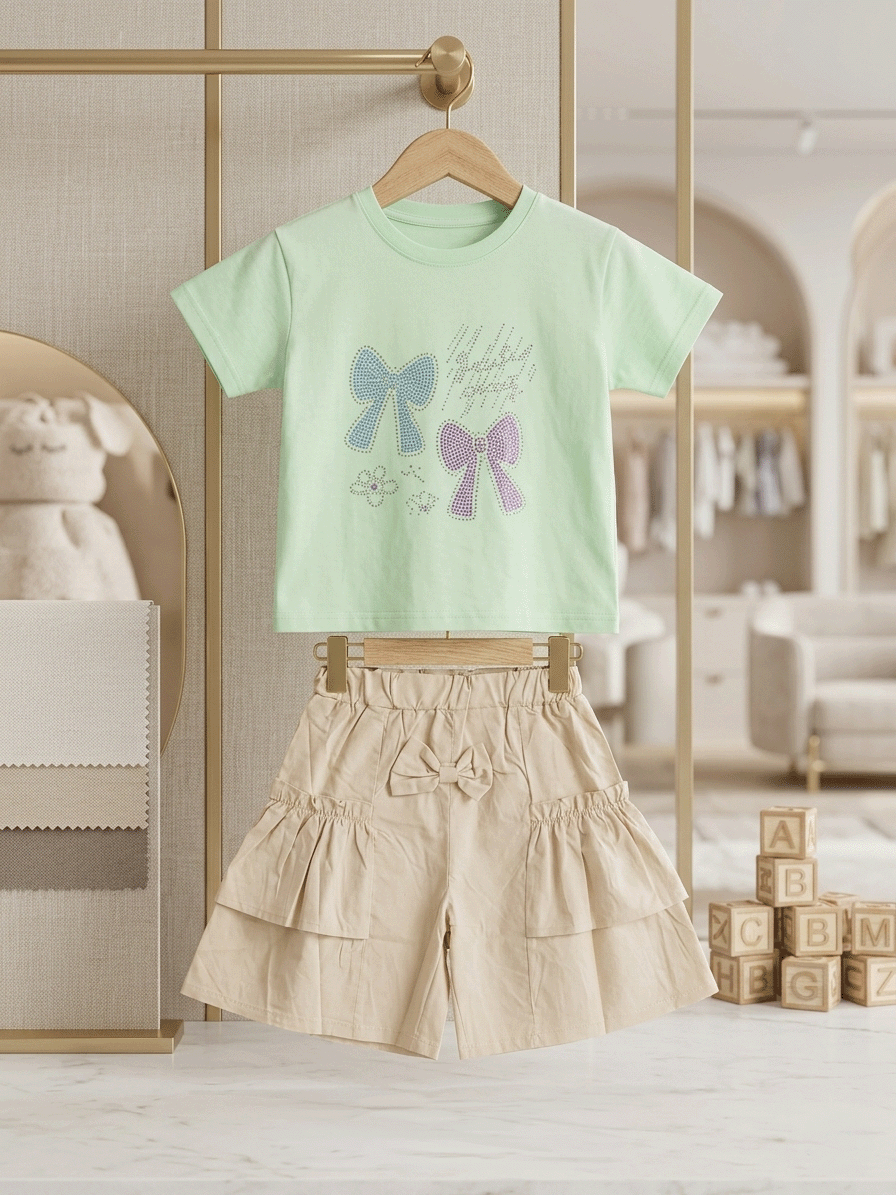 Trendy Double Set For Girls
