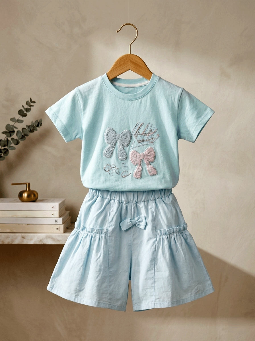 Trendy Double Set For Girls