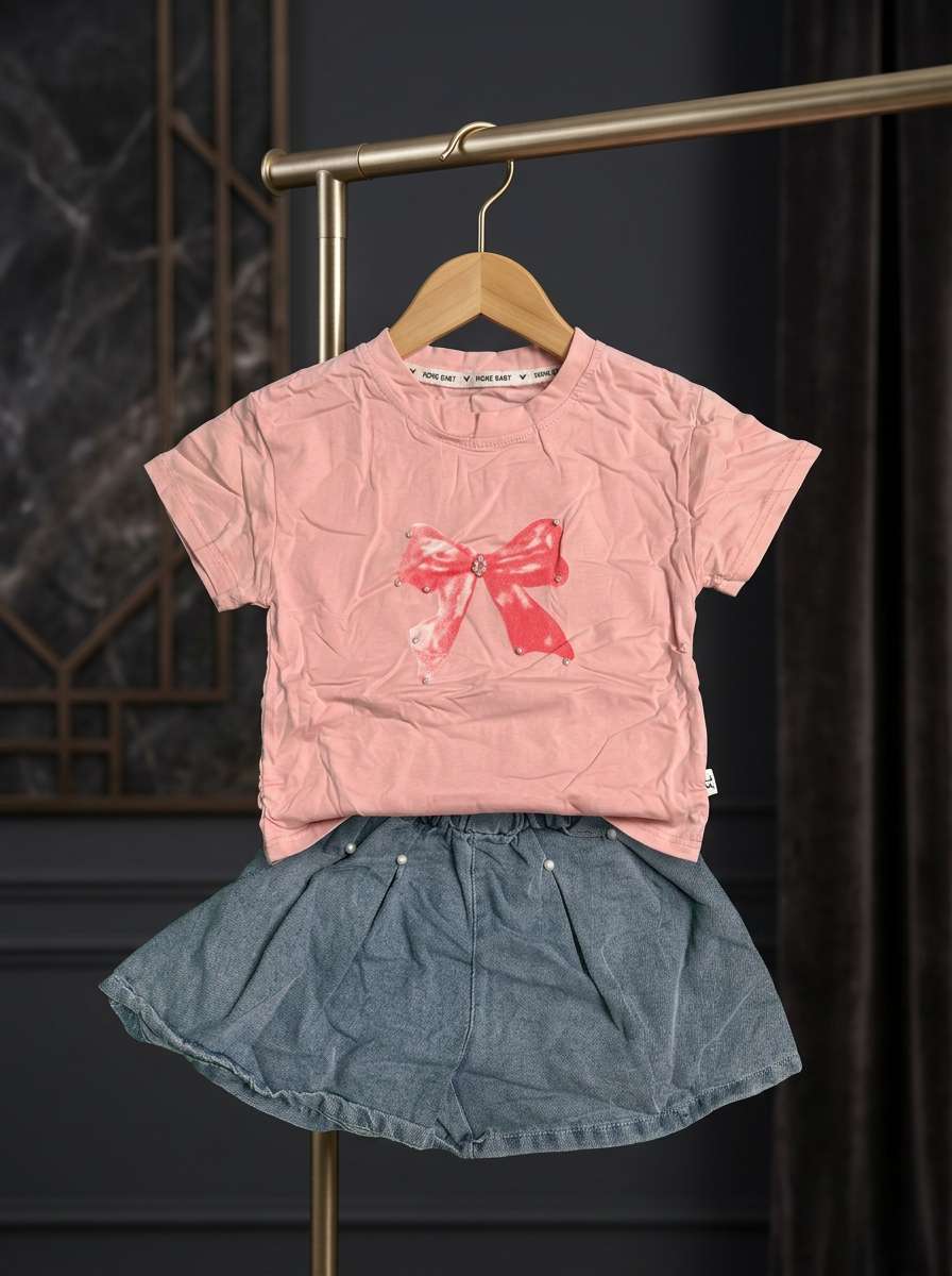 Exclusive Denim Double Set for Girls