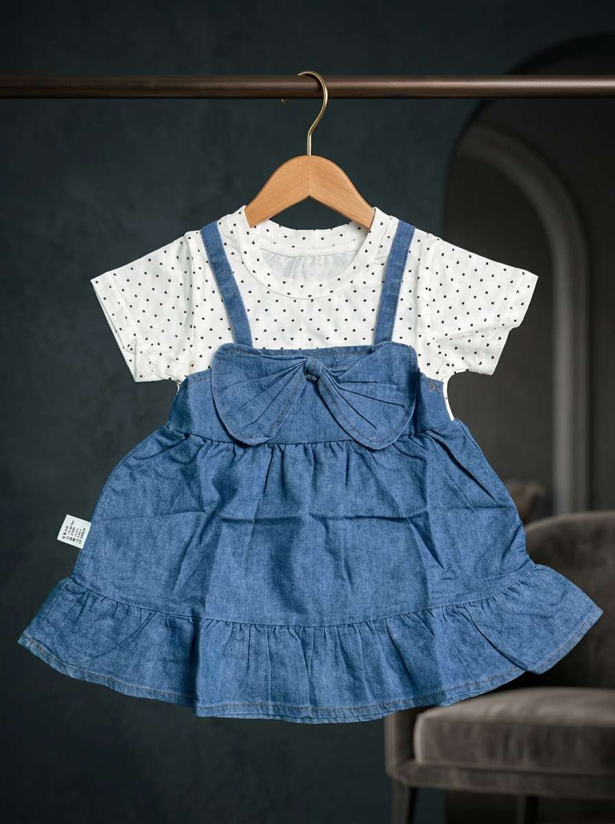 Exclusive Denim Double Set for Girls