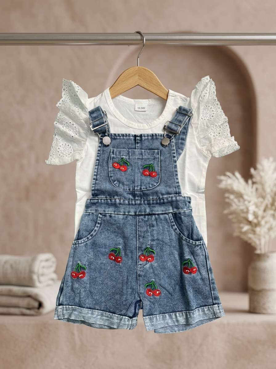 Exclusive Denim Double Set for Girls