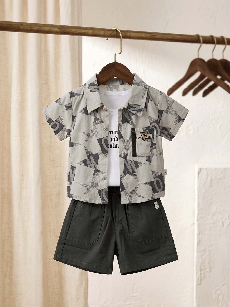Trendy Boys Double Set
