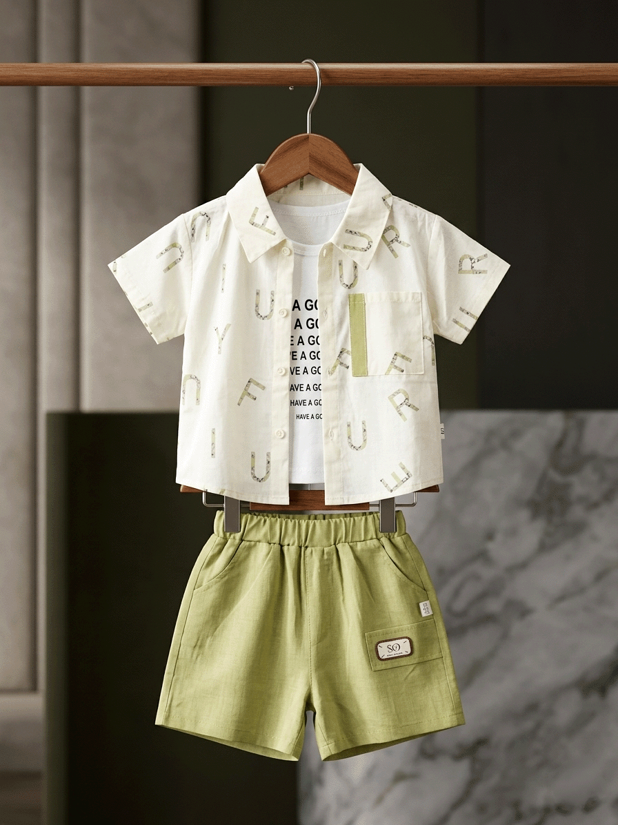 Trendy Boys Double Set