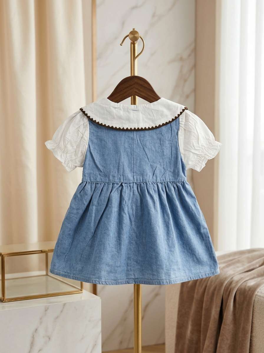 Exclusive Single Set Denim Frock