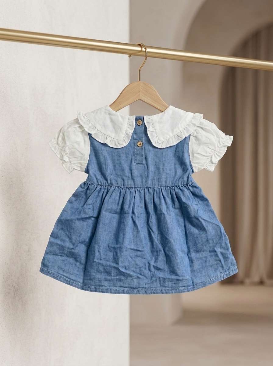 Exclusive Single Set Denim Frock