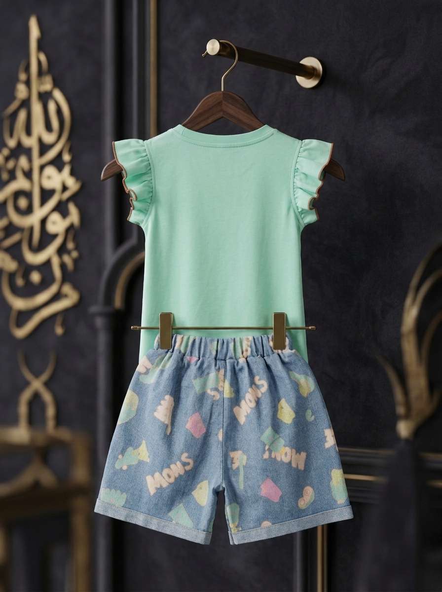 Exclusive Denim Double Set for Girls