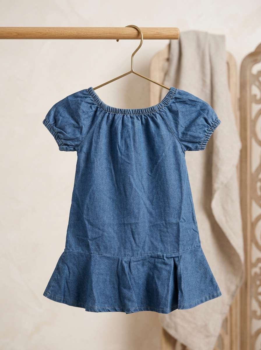 Exclusive Single Set Denim Frock