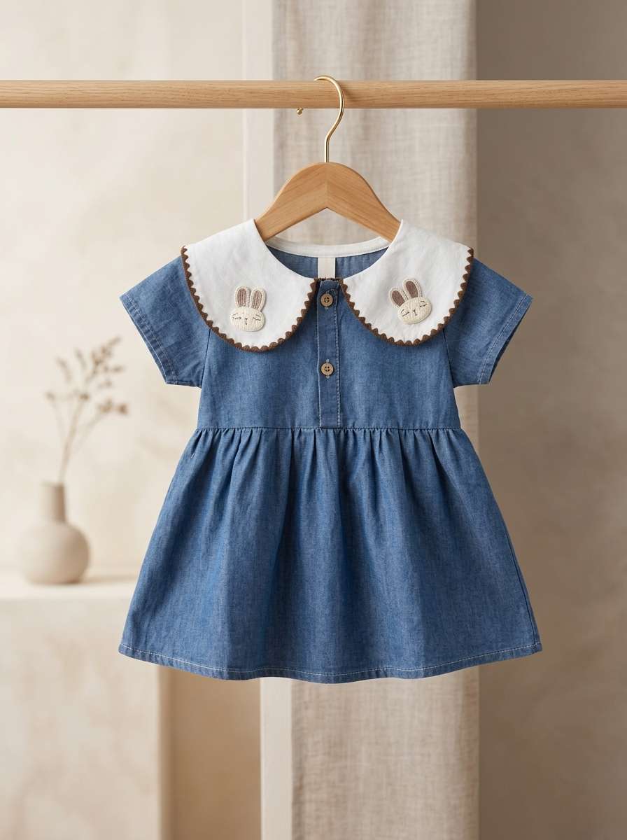 Exclusive Single Set Denim Frock