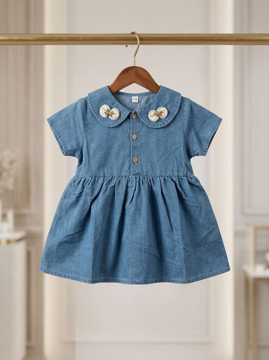 Exclusive Single Set Denim Frock
