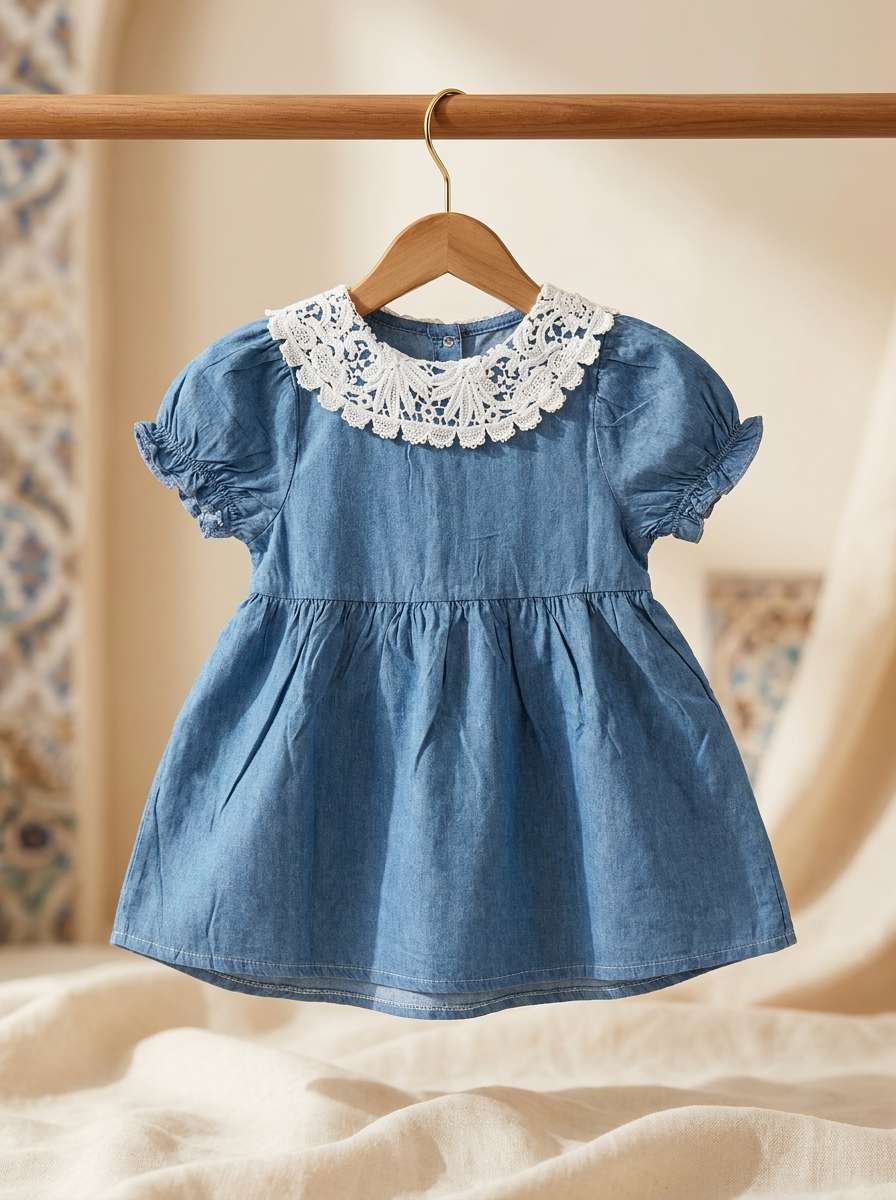 Exclusive Single Set Denim Frock