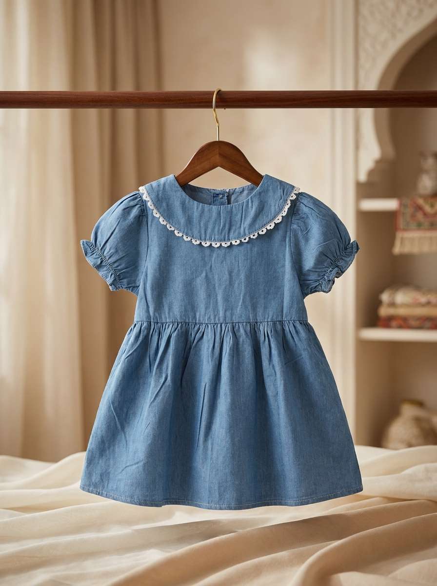 Exclusive Single Set Denim Frock