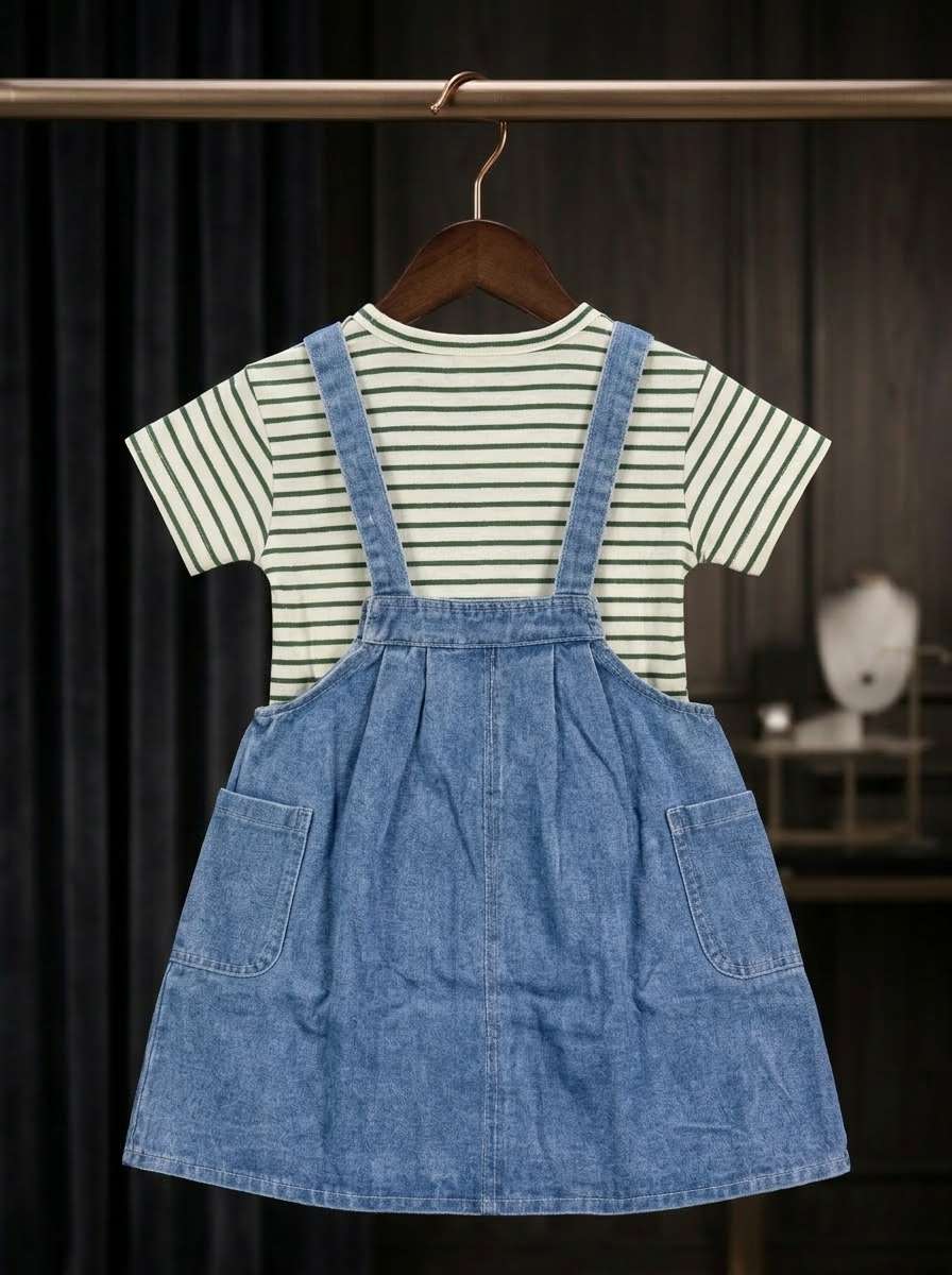 Exclusive Denim Double Set for Girls