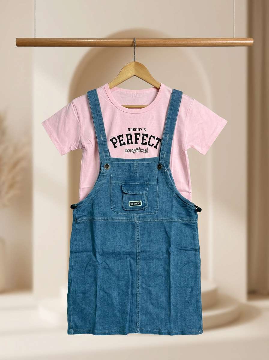 Exclusive Denim Double Set for Girls