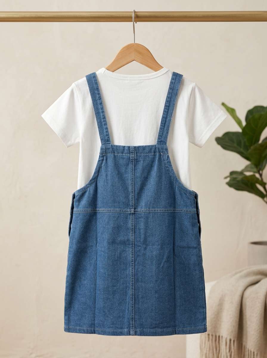 Exclusive Denim Double Set for Girls