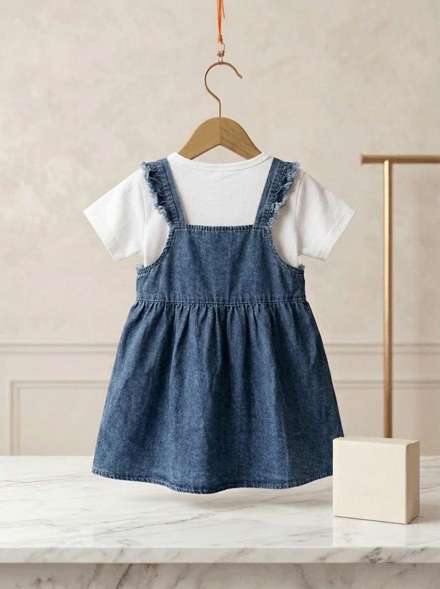 Exclusive Denim Double Set for Girls