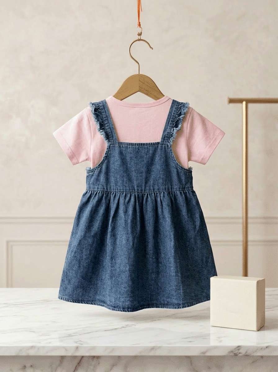 Exclusive Denim Double Set for Girls