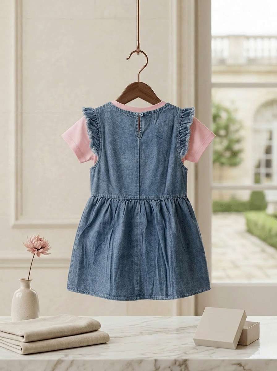 Exclusive Denim Double Set for Girls