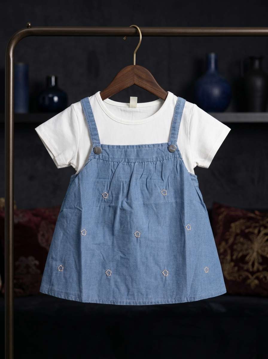 Exclusive Denim Double Set for Girls
