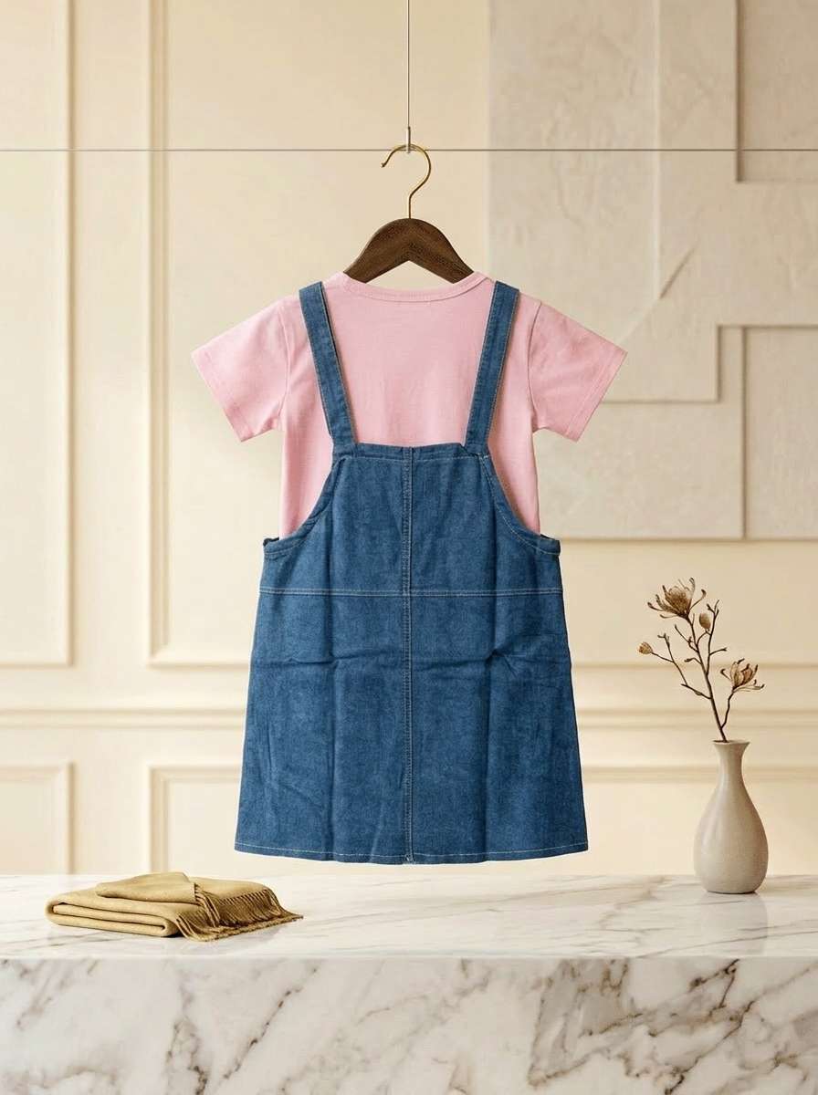 Exclusive Denim Double Set for Girls