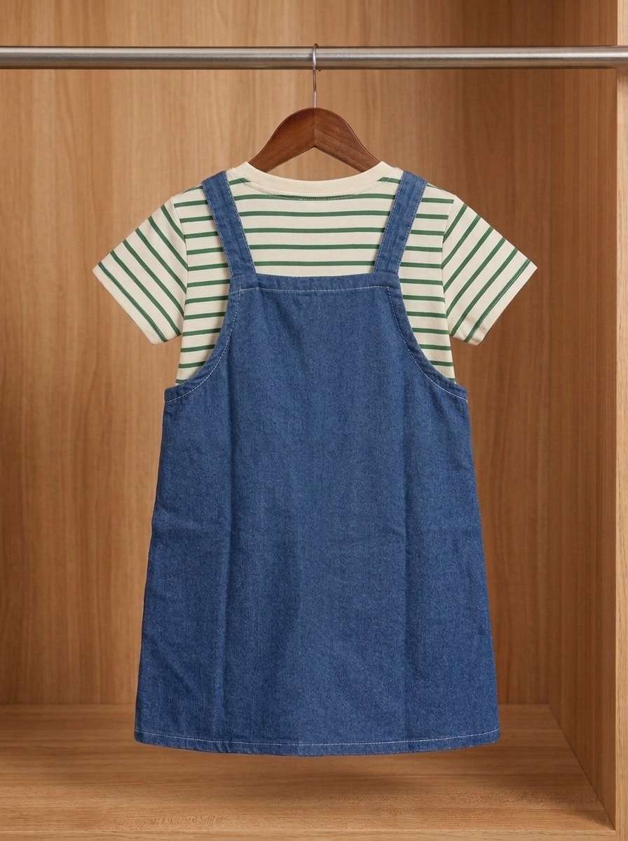 Exclusive Denim Double Set for Girls