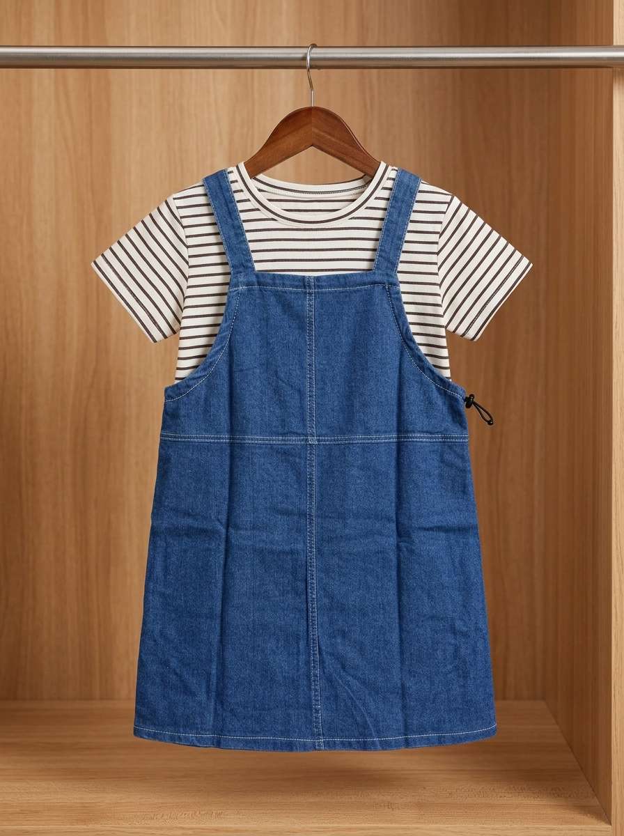 Exclusive Denim Double Set for Girls