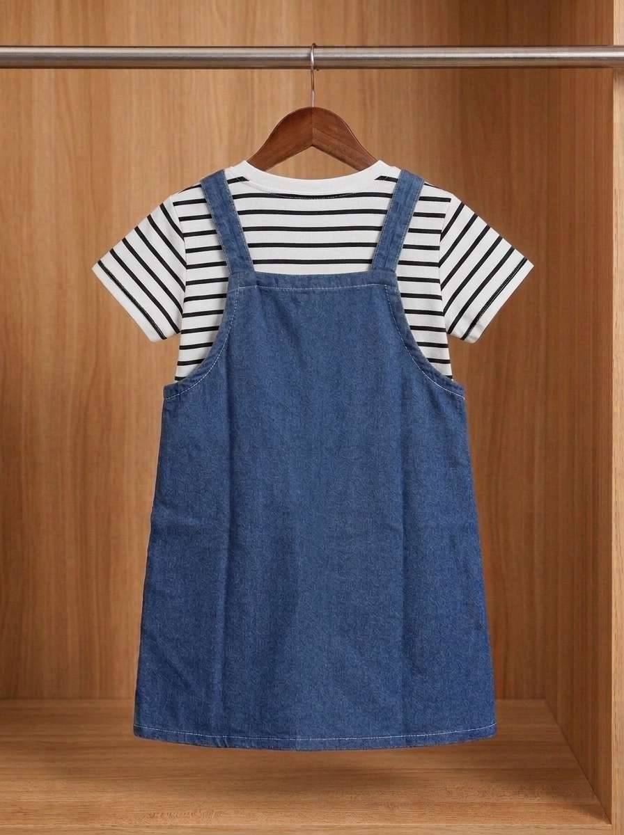 Exclusive Denim Double Set for Girls