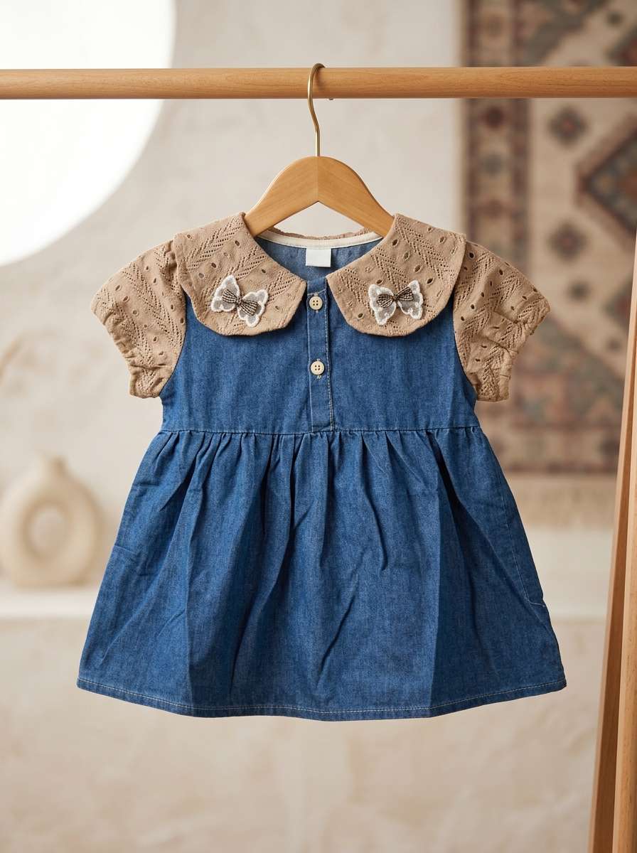 Exclusive Single Set Denim Frock