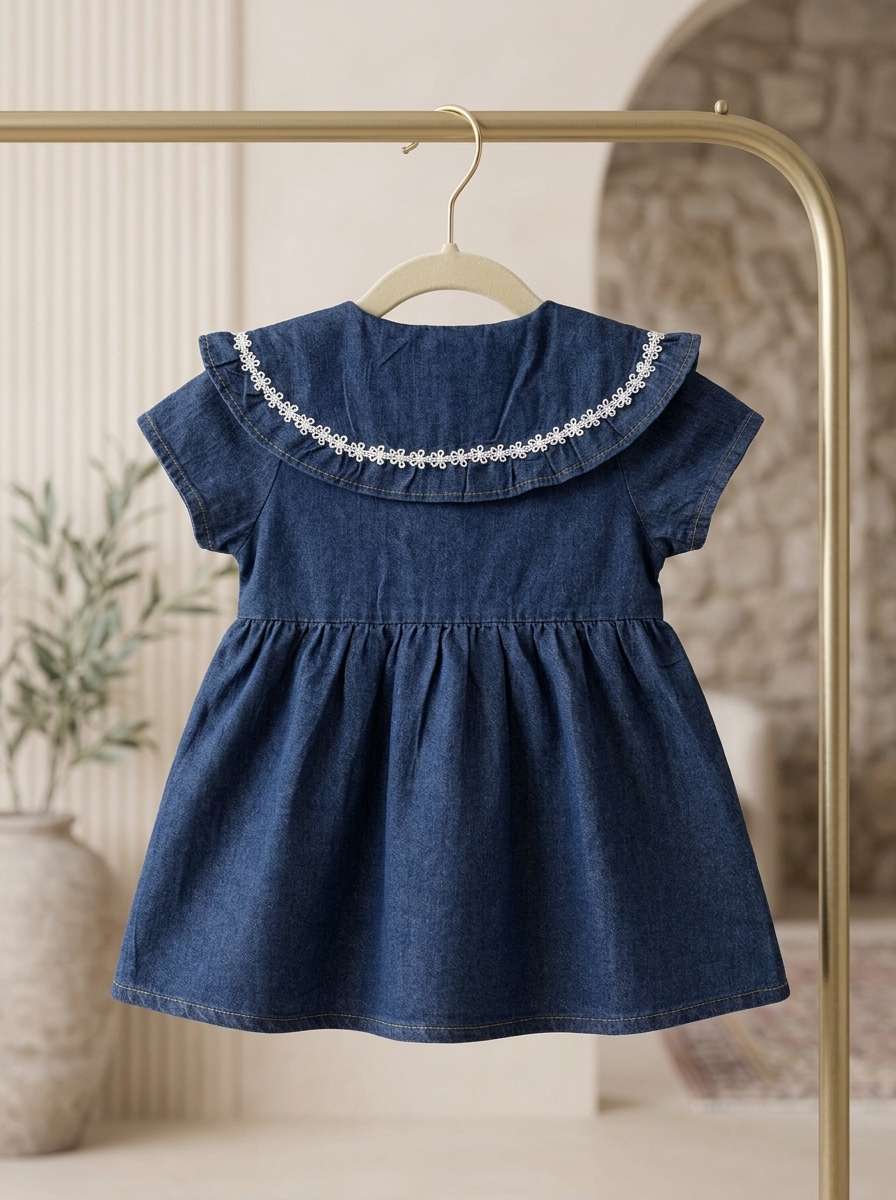 Exclusive Single Set Denim Frock